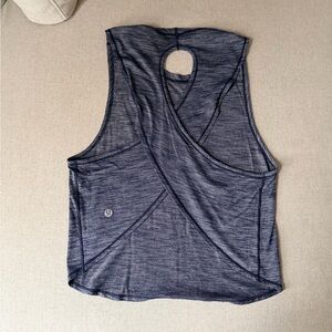 Lululemon Fast as Light Crossover Top - Heathered Gray